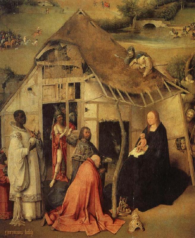 BOSCH, Hieronymus The adoration of the three Kings